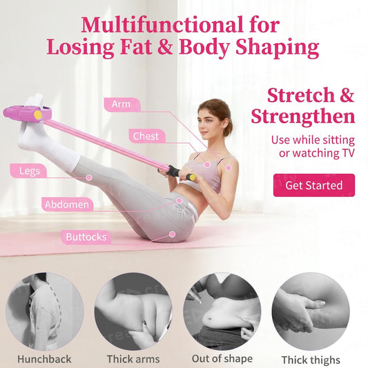 Pedal Belle 6-Tube Resistance Pedal Trainer for Arms, Legs & Core